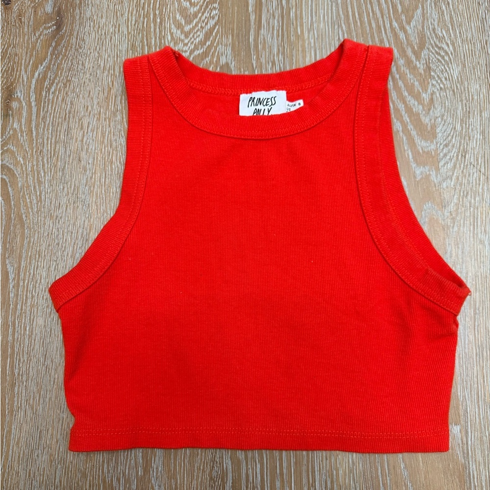Princess Polly Bold Red Top